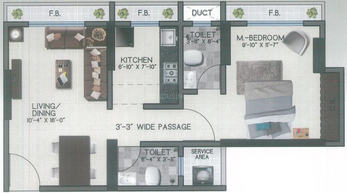 1 BHK Apartment