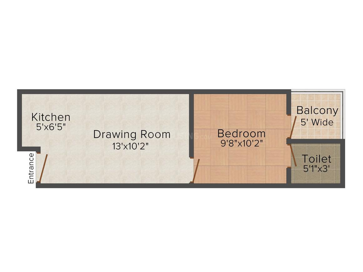 1 BHK Independent Floor