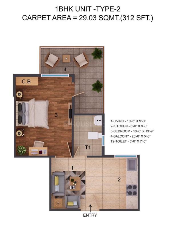 1 BHK Apartment