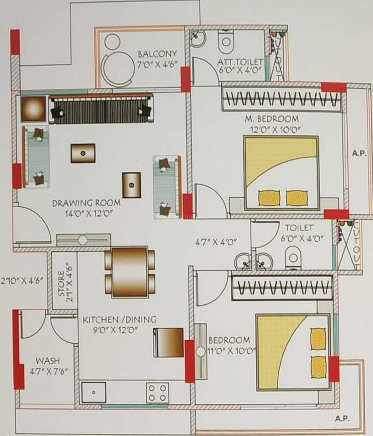 2 BHK Apartment