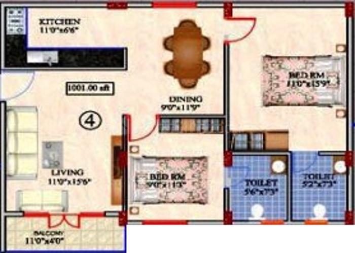 2 BHK Apartment