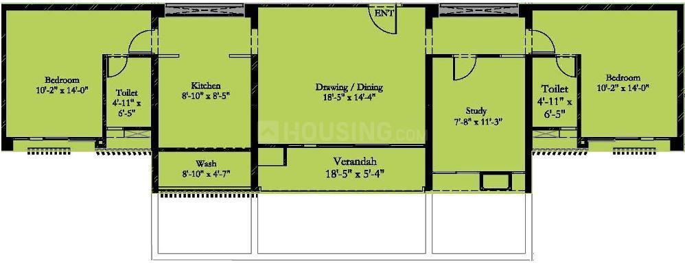 2.5 BHK Apartment