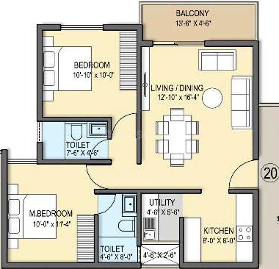 2 BHK Apartment