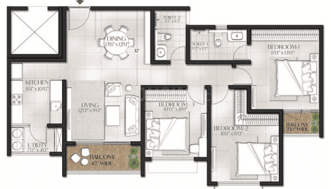 Prestige Meridian Park Phase I At The Prestige City - Image 17