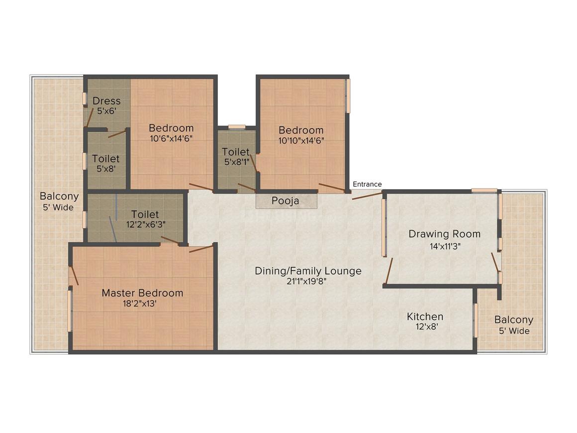 3.5 BHK Independent Floor