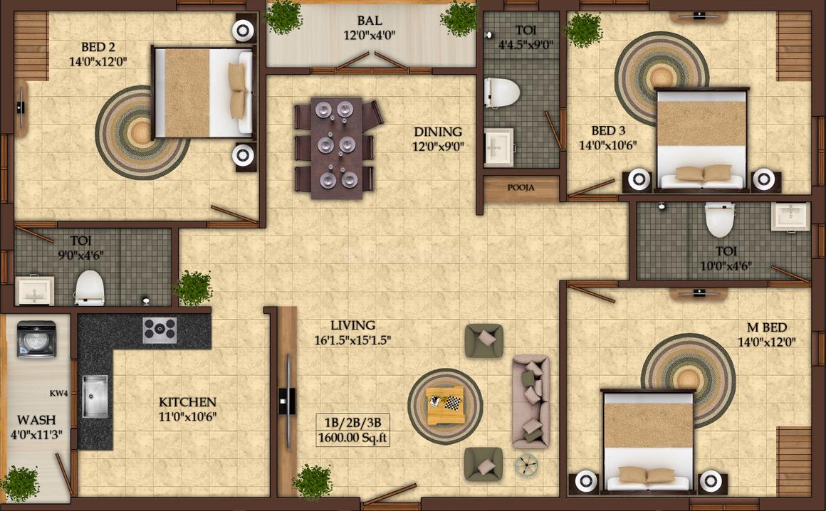 3 BHK Apartment