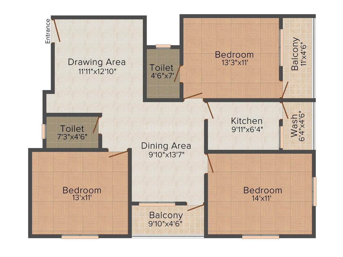 3 BHK Apartment