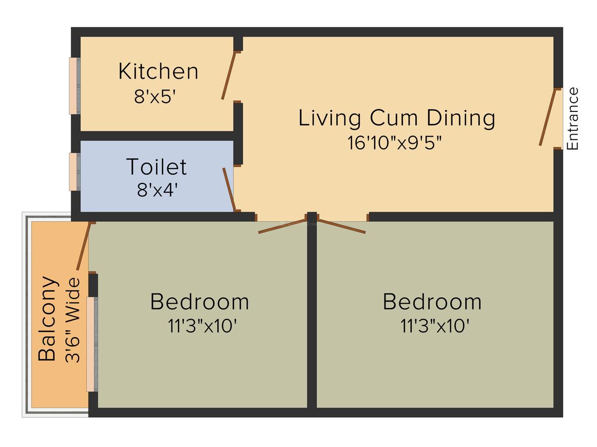 2 BHK Apartment