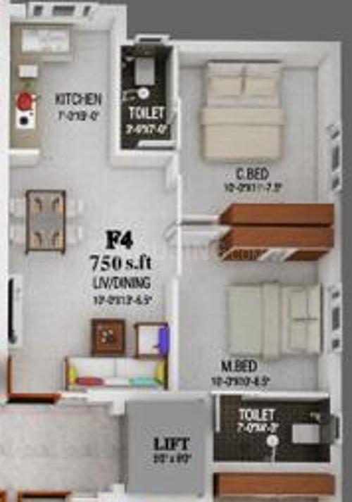 2 BHK Apartment