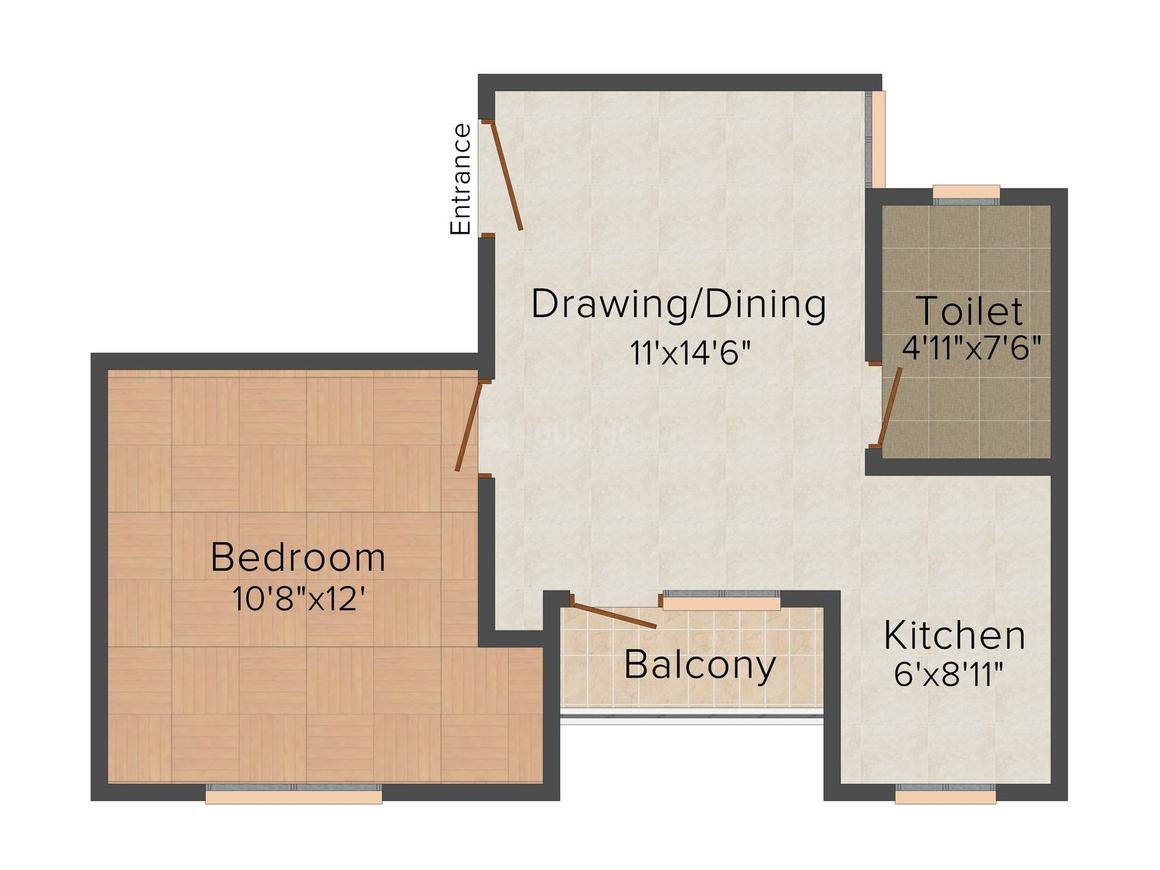 1 BHK Independent Floor
