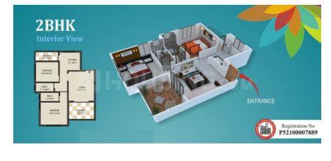 Fortune Hill Top Floor Plan Alandi, Pune