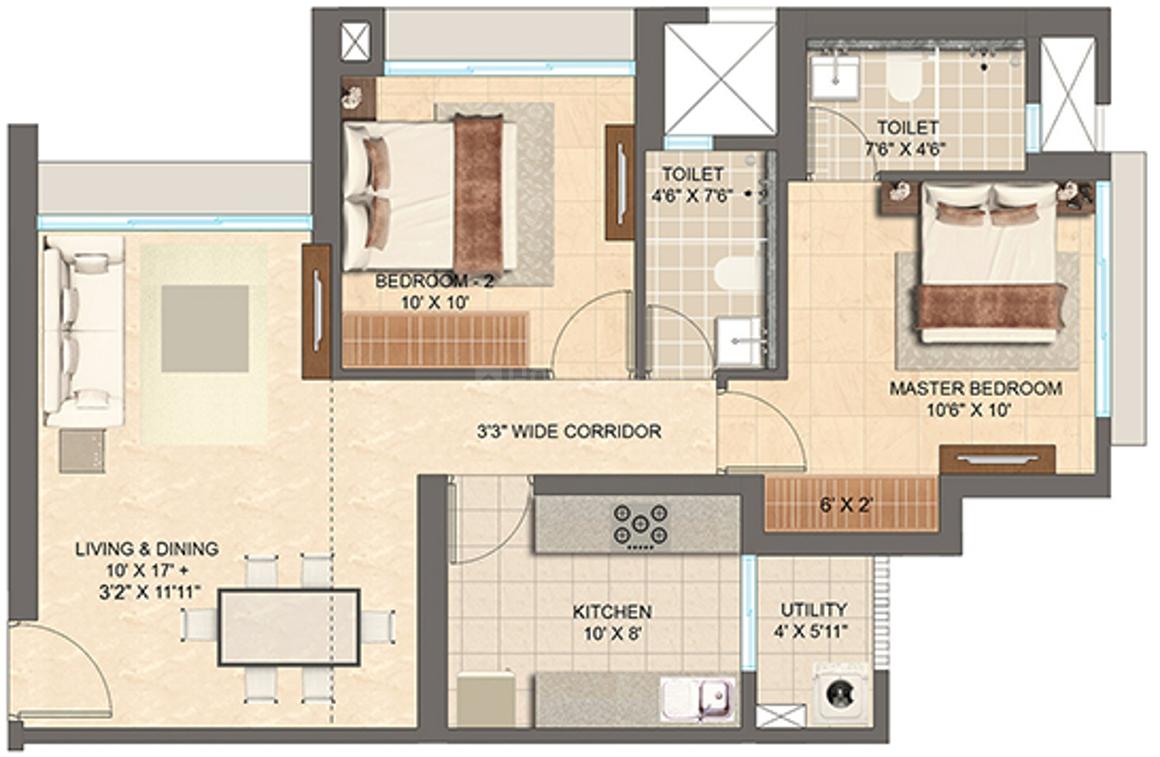 2 BHK Apartment