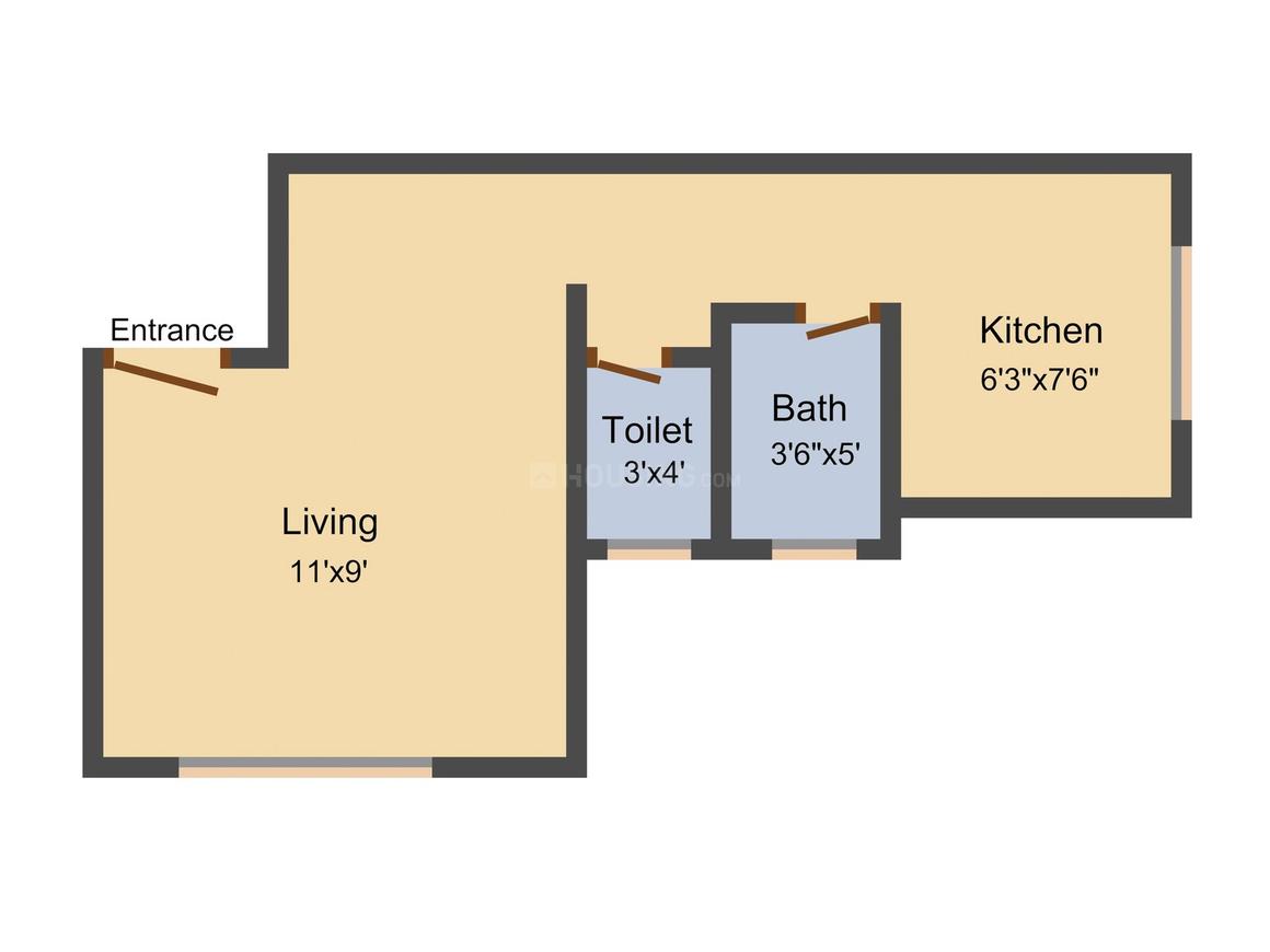 1 RK Apartment