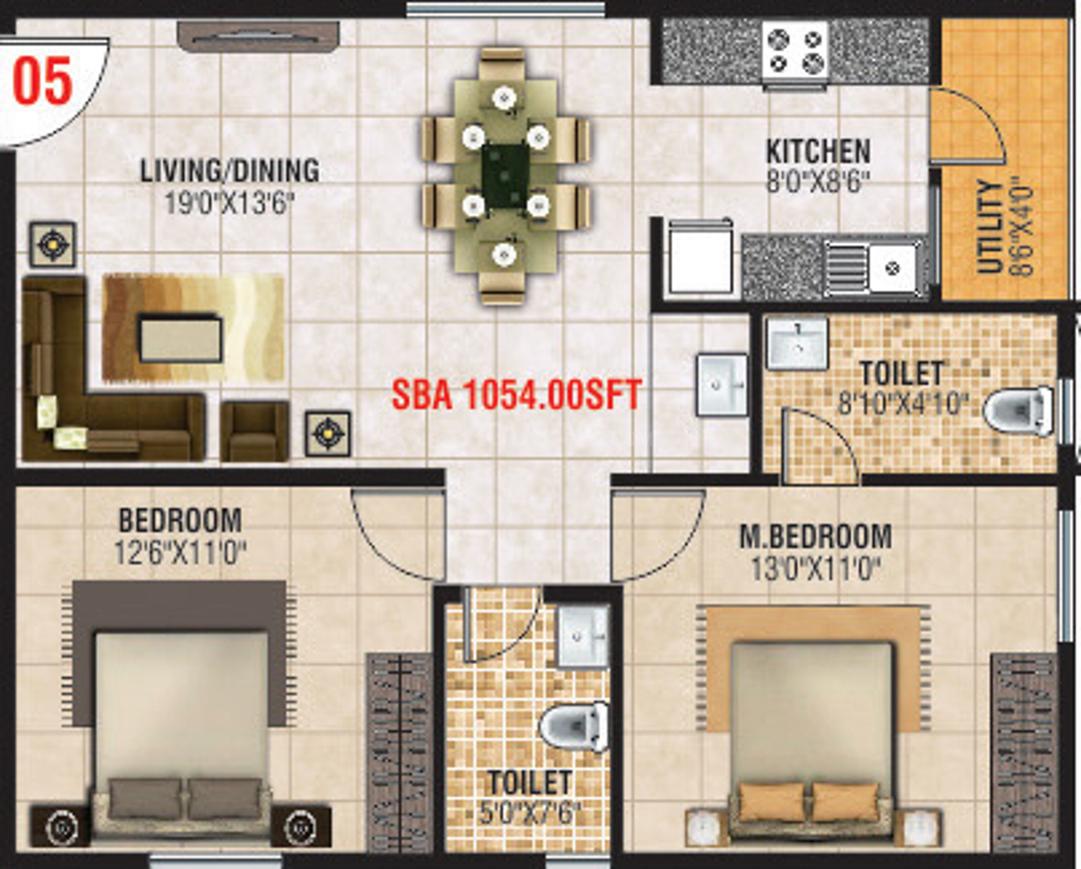 2 BHK Apartment