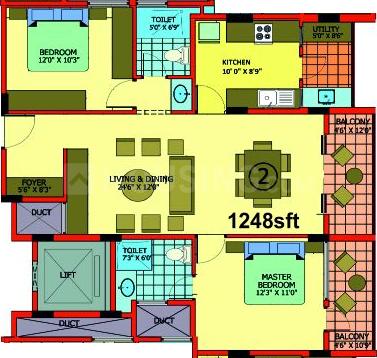 2 BHK Apartment