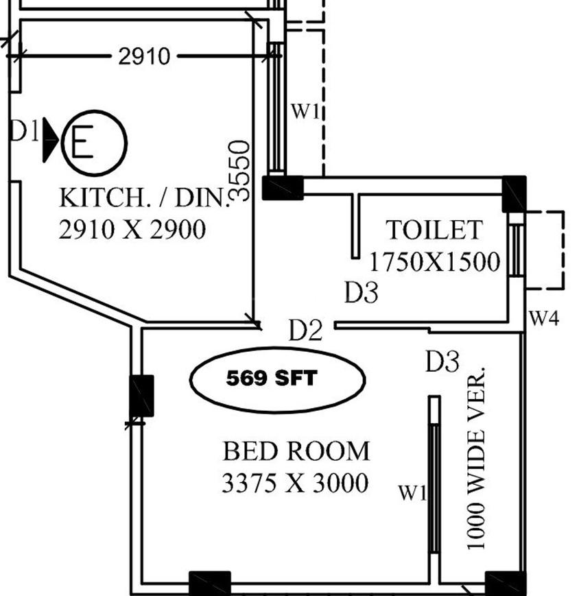 1 BHK Apartment