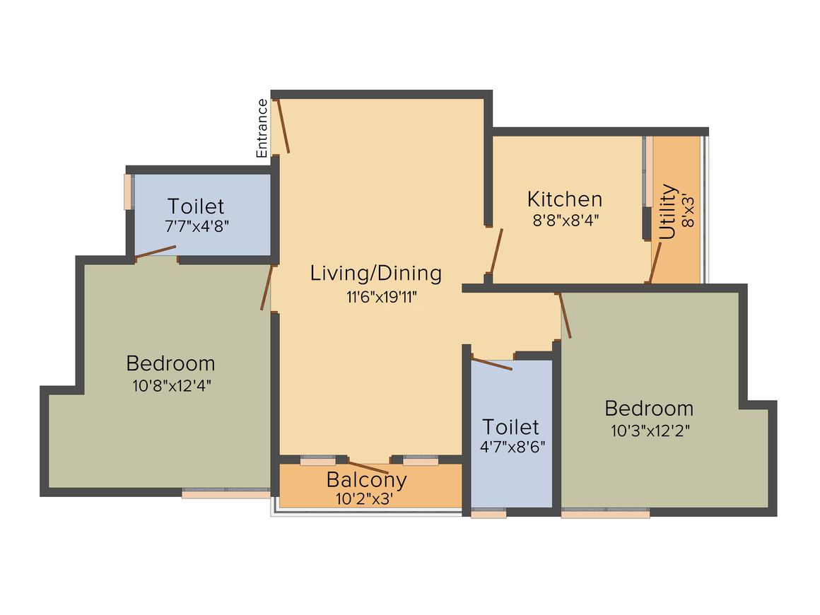 Vaanam Primero Floor Plan Kodambakkam, Chennai