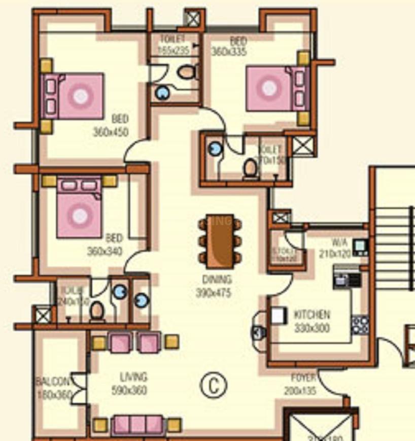 Skyline Imperial Gardens Floor Plan Kaloor, Kochi