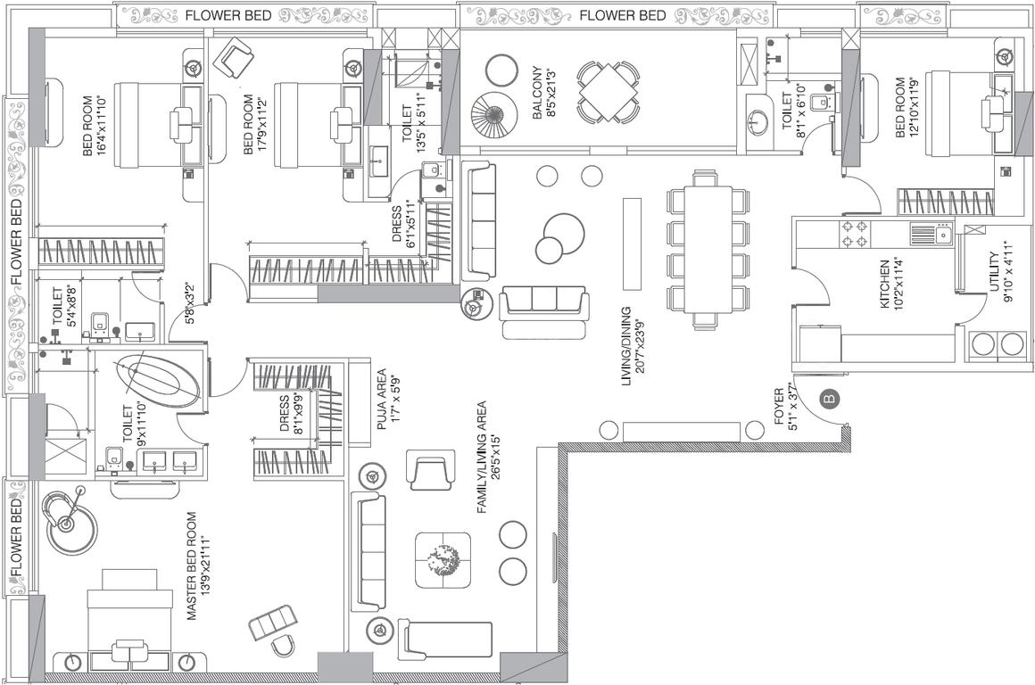4 BHK Apartment