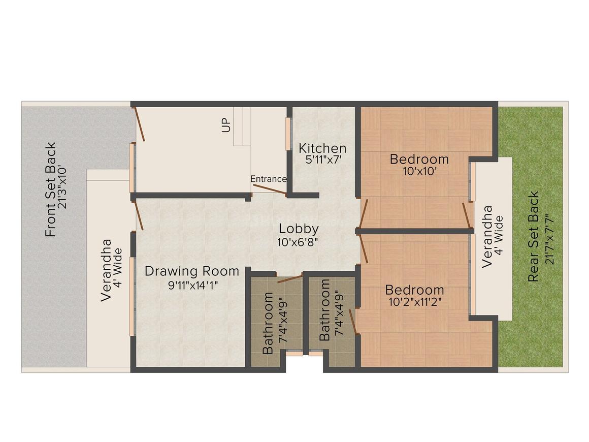 2 BHK Independent Floor