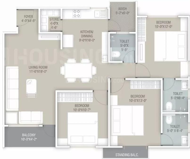 3 BHK Apartment