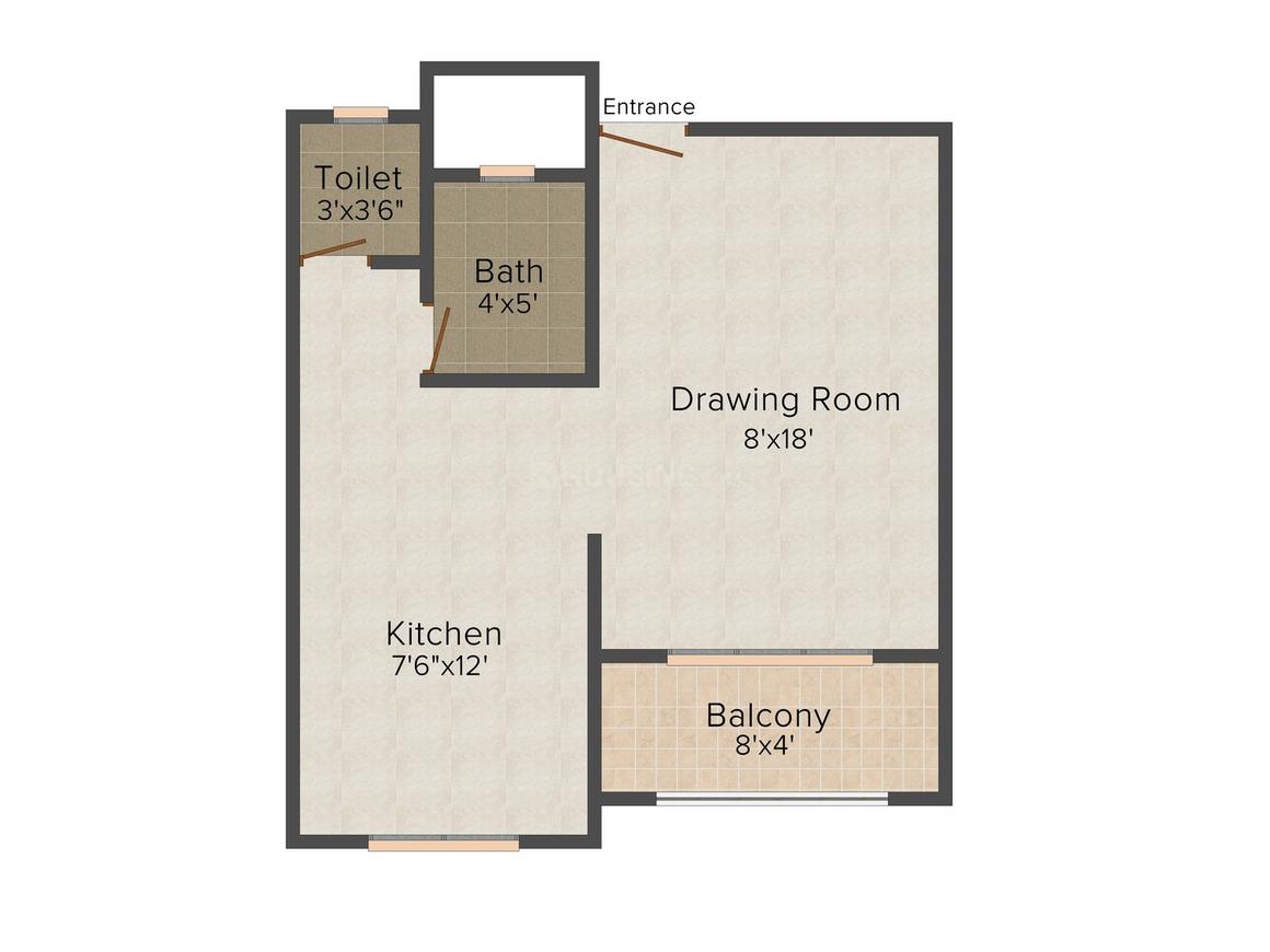 1 RK Apartment