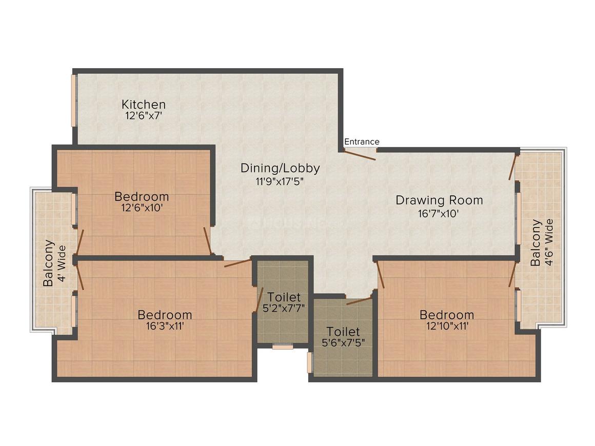 3 BHK Independent Floor