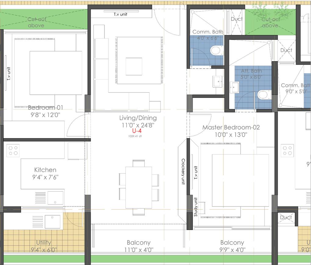 2 BHK Apartment
