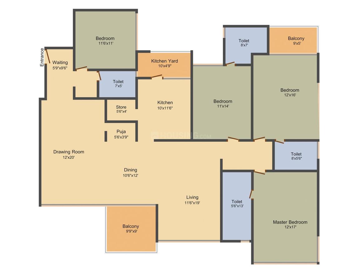 4 BHK Apartment