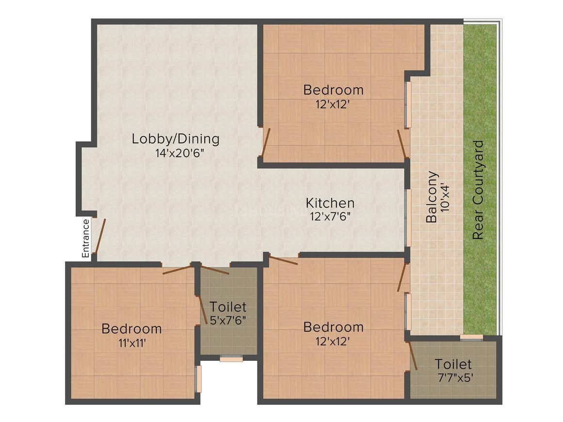 3 BHK Independent Floor