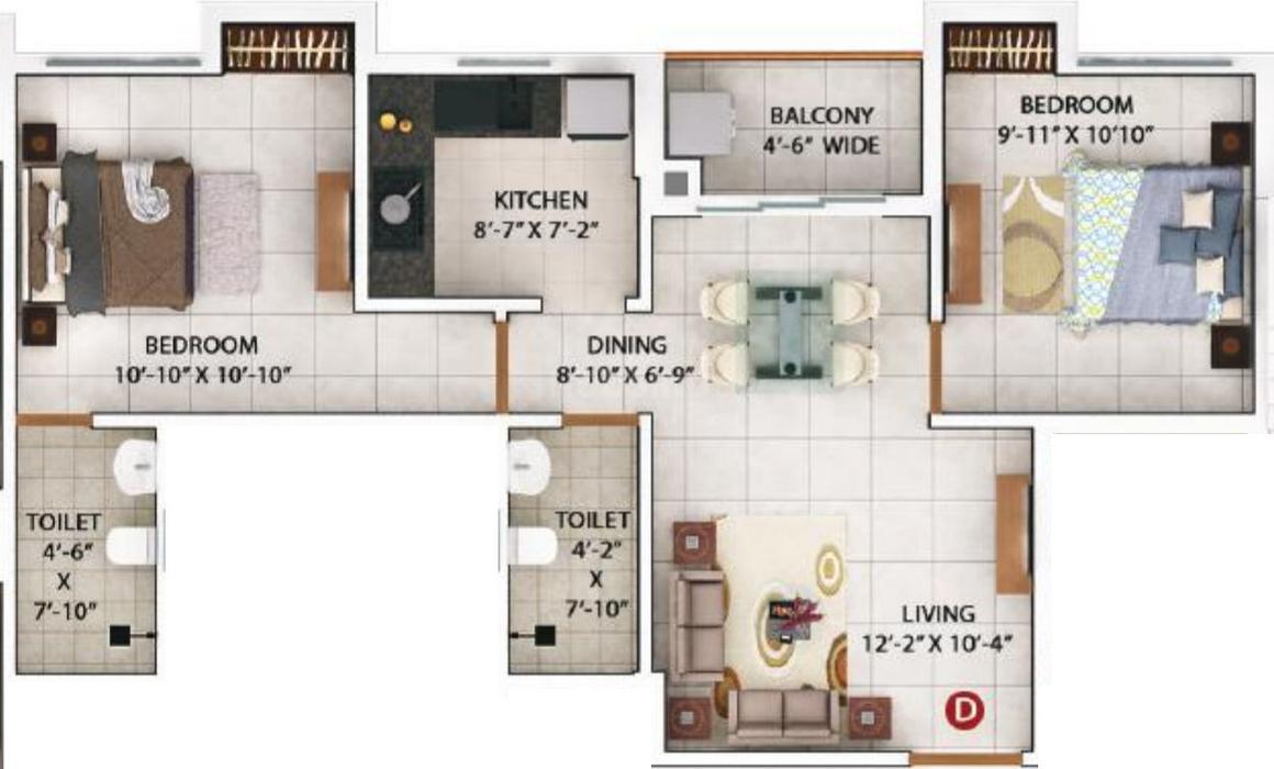 2 BHK Apartment