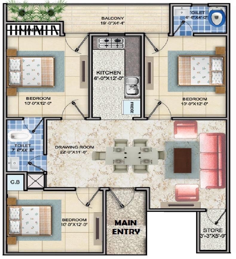 Willowbrook Casa View Apartment 3 - Image 8