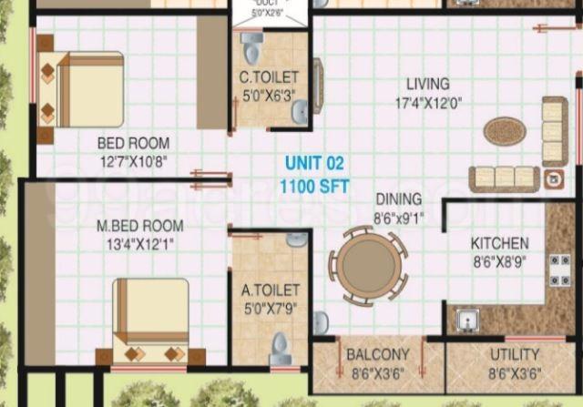 2 BHK Apartment