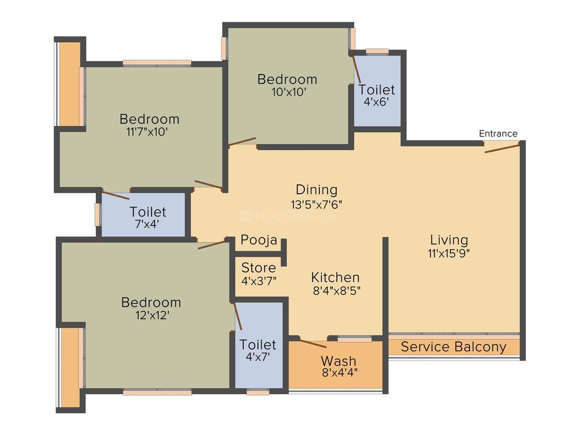 3 BHK Apartment