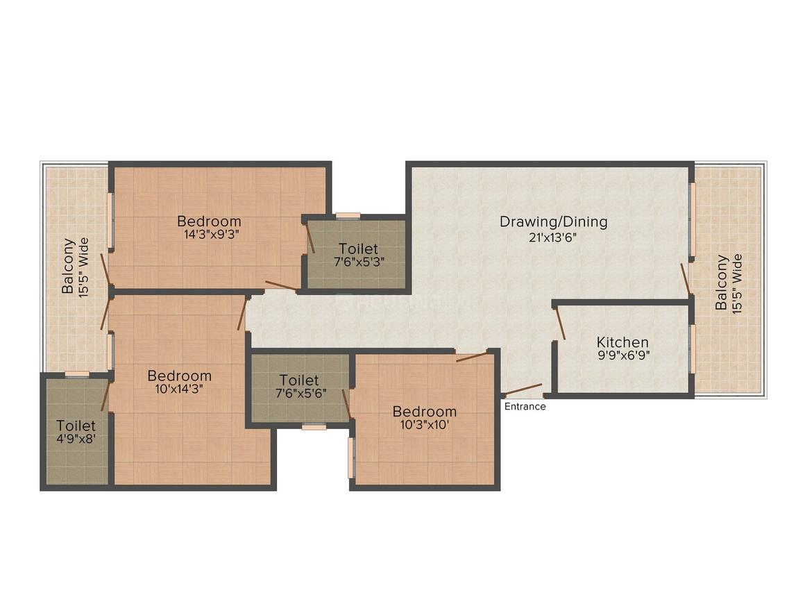 3 BHK Independent Floor
