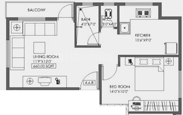 1 BHK Apartment