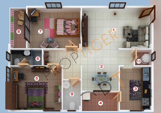2 BHK Apartment