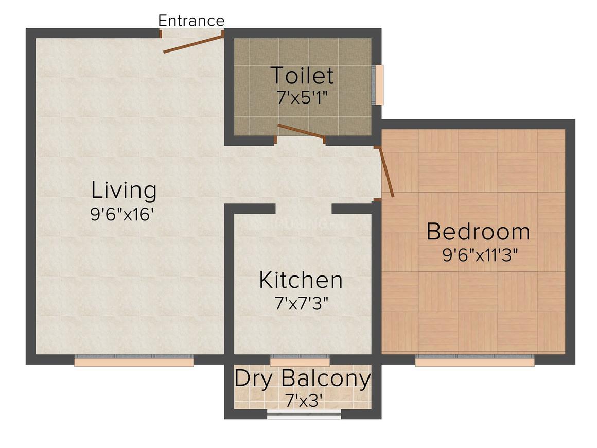 1 BHK Apartment