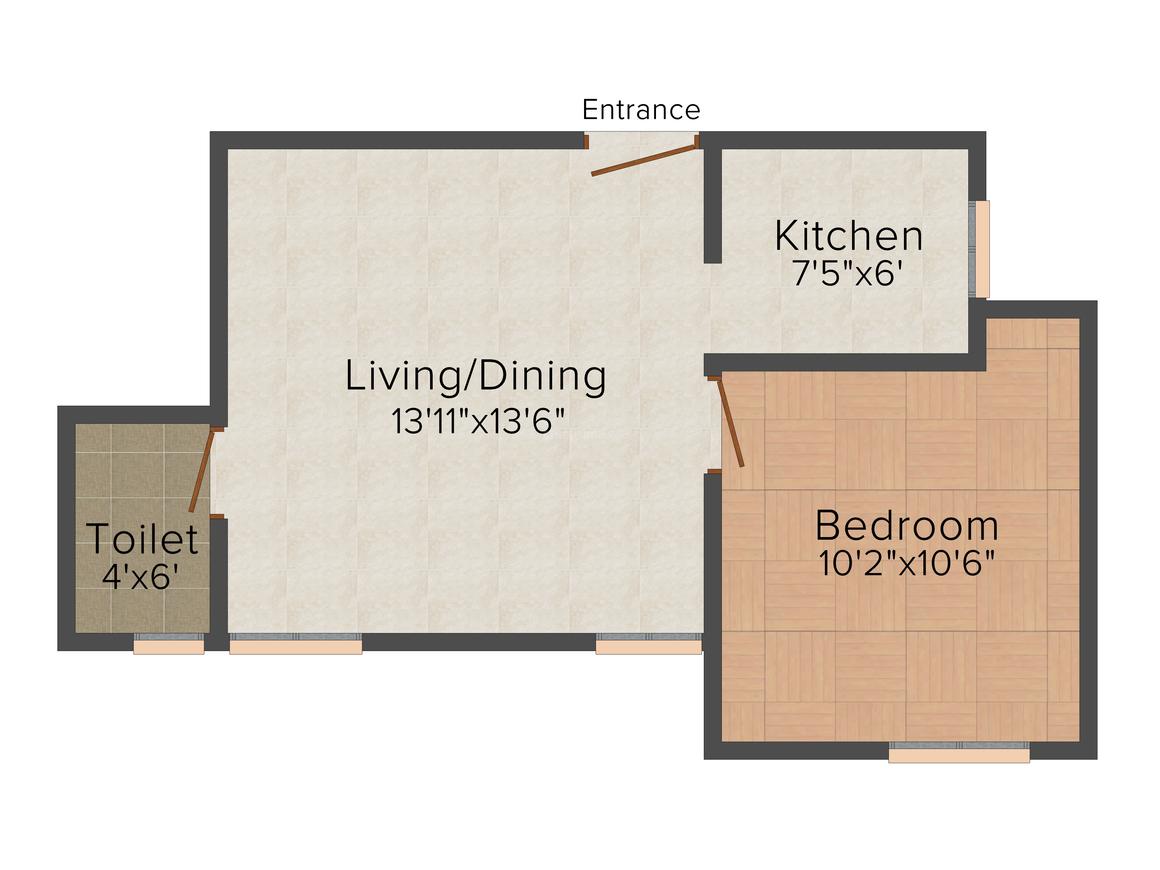 1 BHK Apartment