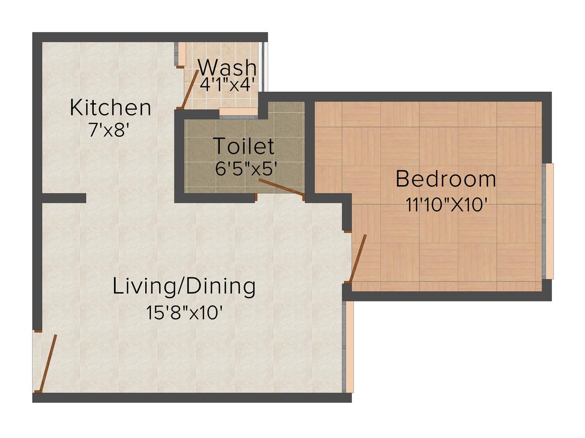 1 BHK Apartment
