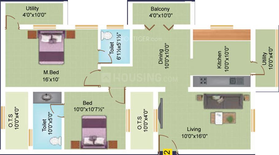 2 BHK Apartment