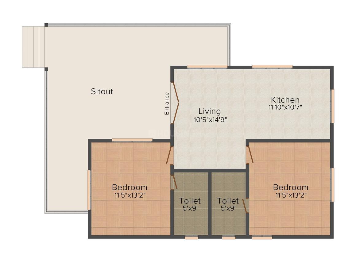 2 BHK Villa