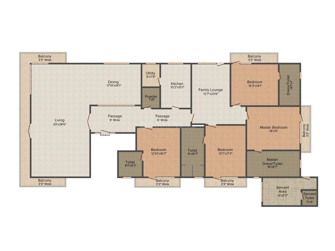 4 BHK Independent Floor