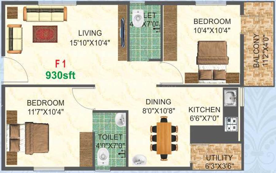 2 BHK Apartment