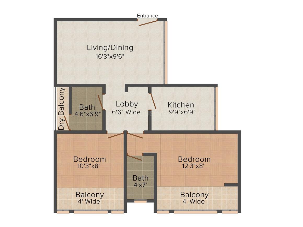 2 BHK Apartment