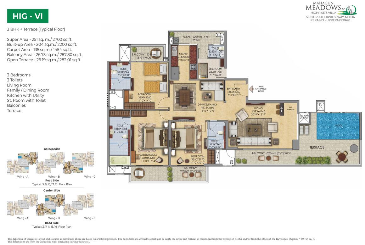 Mahagun Meadows Highrise - Image 19