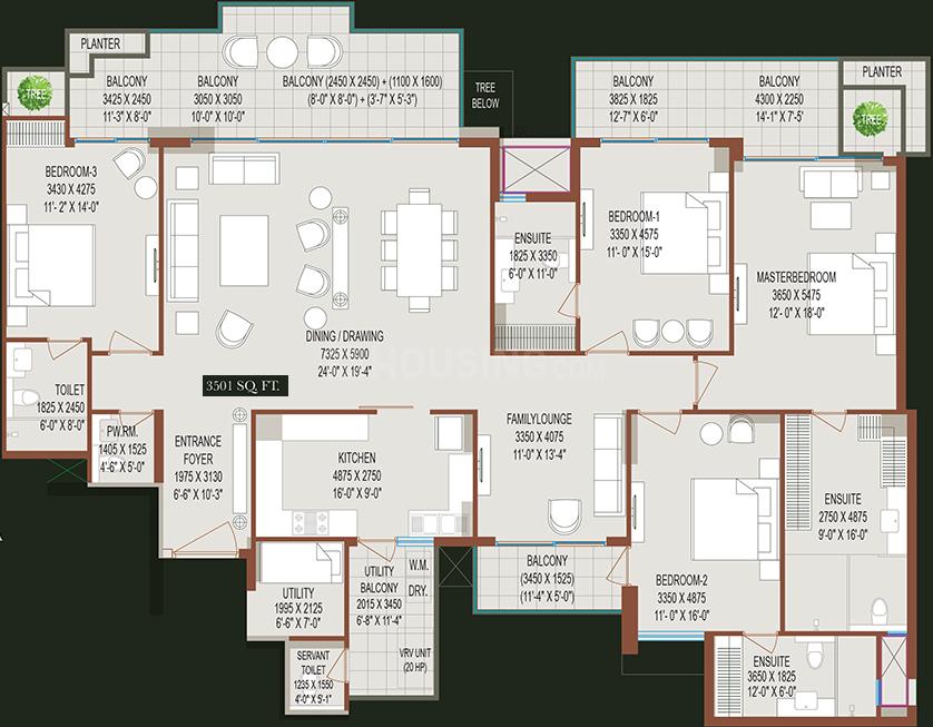 4 BHK Apartment