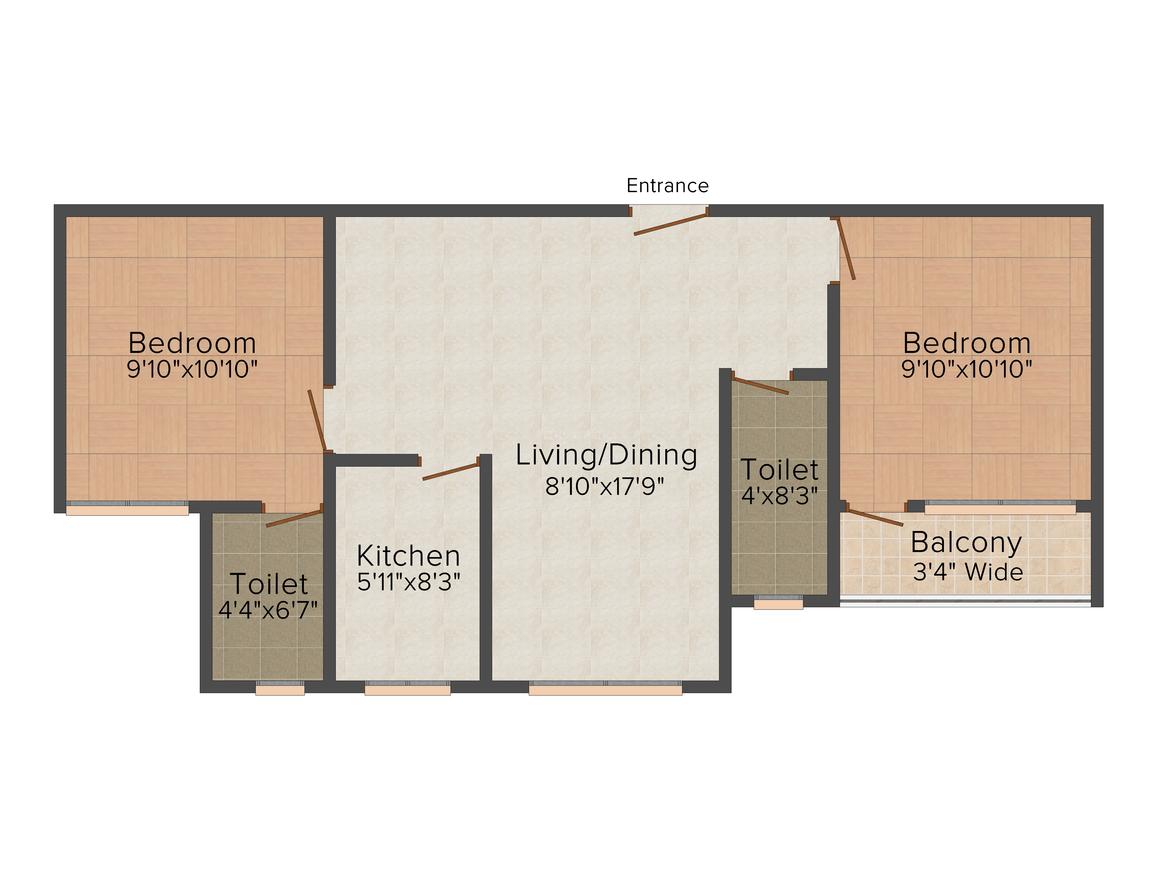 2 BHK Apartment