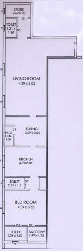 1 BHK Apartment