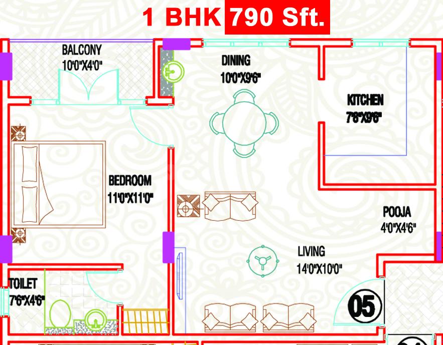 1 BHK Apartment